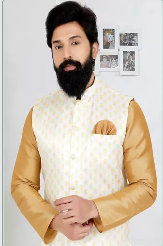 Kurta Pajama with Jacket Set
