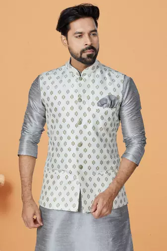 Kurta Pajama with Jacket Set