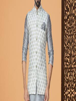 Kurta Pajama with Jacket Set 3