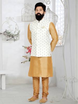 Kurta Pajama with Jacket Set 1