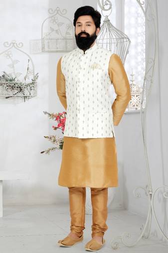 Kurta Pajama with Jacket Set