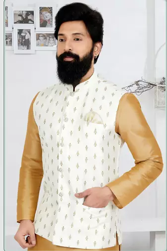 Kurta Pajama with Jacket Set