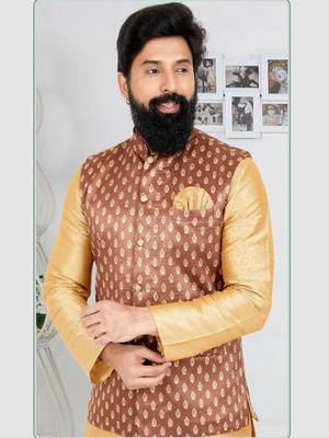 Kurta Pajama with Jacket Set 2