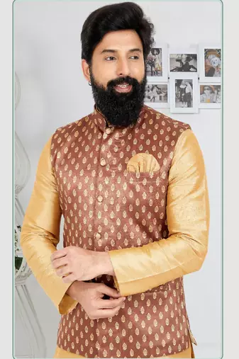 Kurta Pajama with Jacket Set