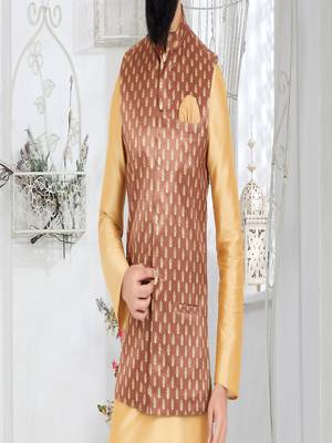Kurta Pajama with Jacket Set 3
