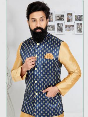 Kurta Pajama with Jacket Set 2