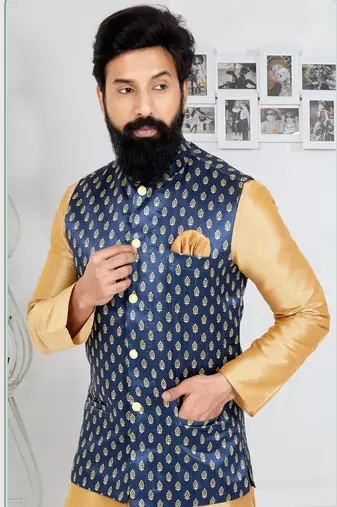 Kurta Pajama with Jacket Set