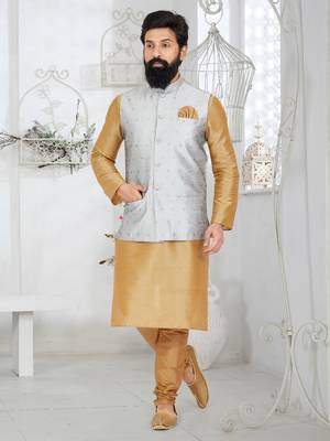 Kurta Pajama with Jacket Set 1