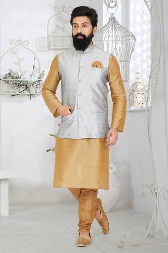 Kurta Pajama with Jacket Set