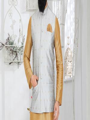 Kurta Pajama with Jacket Set 3