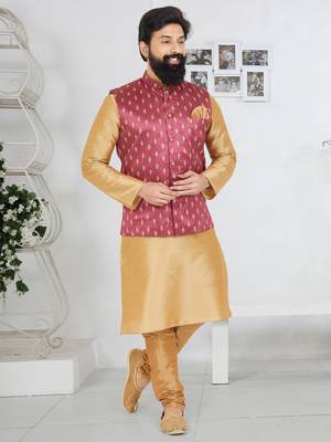 Kurta Pajama with Jacket Set 1