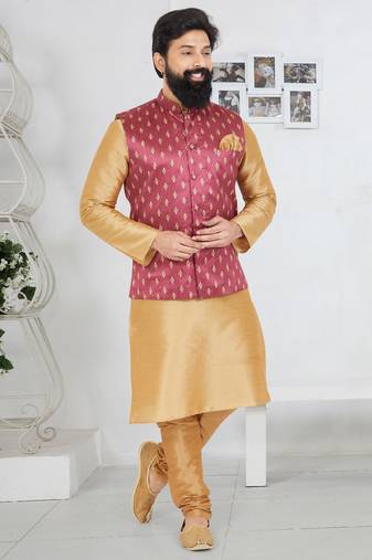 Kurta Pajama with Jacket Set