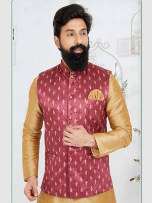 Kurta Pajama with Jacket Set 2