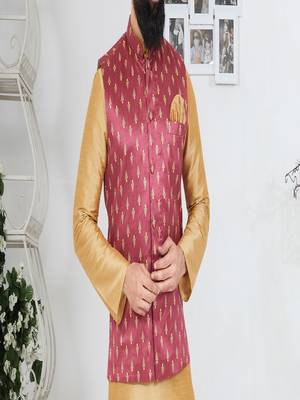 Kurta Pajama with Jacket Set 3