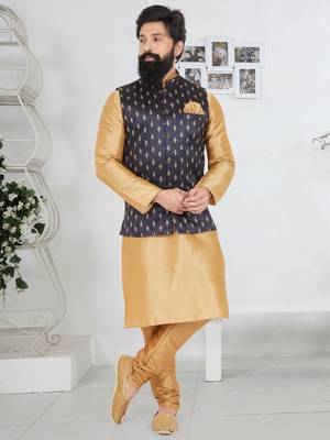 Kurta Pajama with Jacket Set 1
