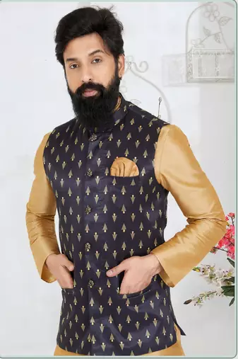 Kurta Pajama with Jacket Set