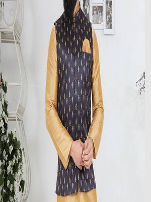 Kurta Pajama with Jacket Set 3