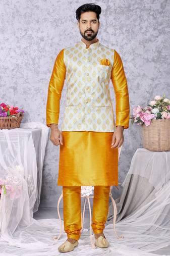 Kurta Pajama with Jacket Set