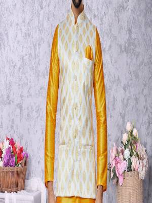 Kurta Pajama with Jacket Set 3