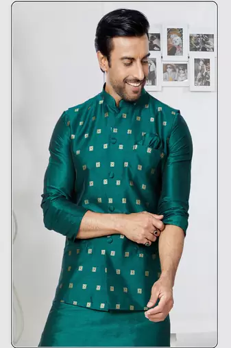 Kurta Pajama with Jacket Set