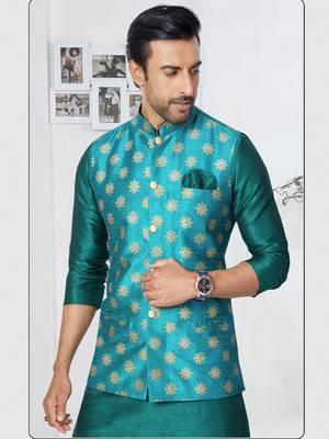 Kurta Pajama with Jacket Set 2