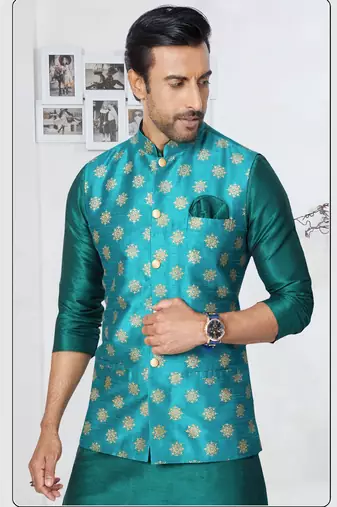 Kurta Pajama with Jacket Set