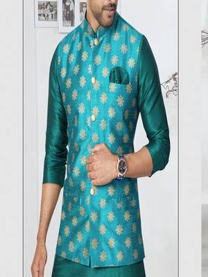 Kurta Pajama with Jacket Set 3