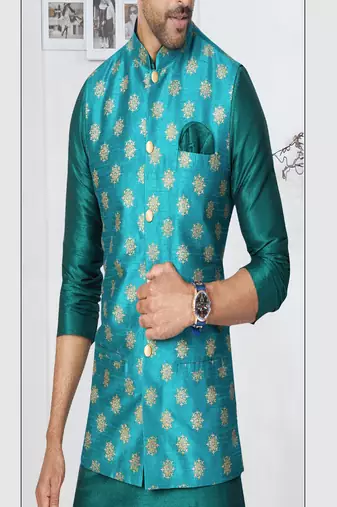 Kurta Pajama with Jacket Set