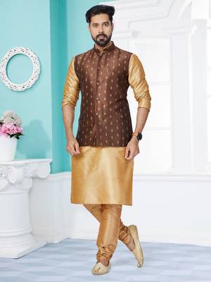 Kurta Pajama with Jacket Set 1