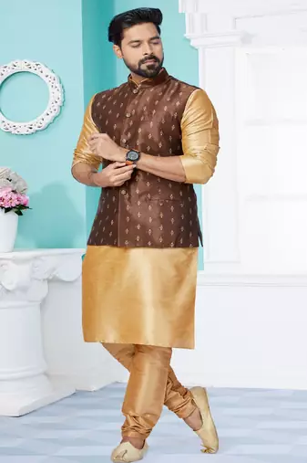 Kurta Pajama with Jacket Set