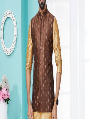 Kurta Pajama with Jacket Set 3