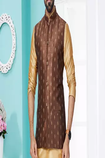 Kurta Pajama with Jacket Set