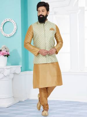 Kurta Pajama with Jacket Set 1