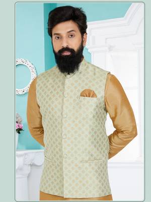 Kurta Pajama with Jacket Set 2
