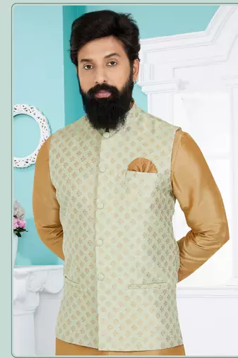Kurta Pajama with Jacket Set