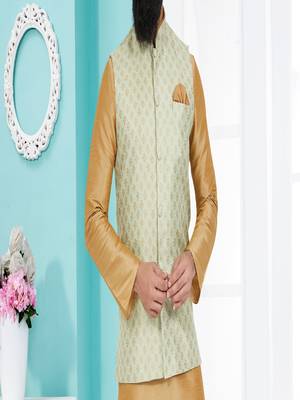 Kurta Pajama with Jacket Set 3