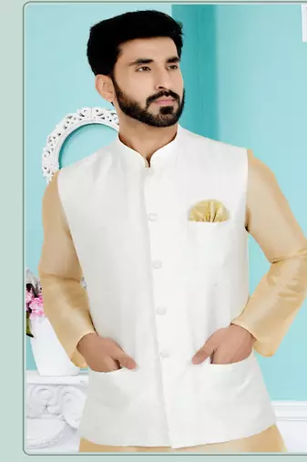 Kurta Pajama with Jacket Set