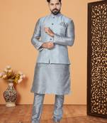 Kurta Pajama with Jacket Set