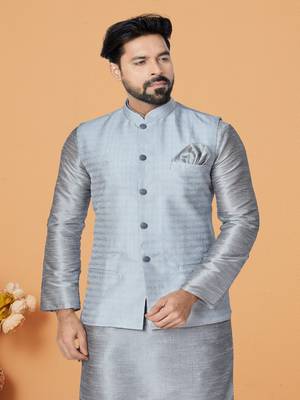 Kurta Pajama with Jacket Set 2