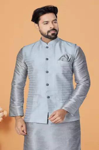 Kurta Pajama with Jacket Set