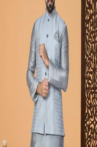 Kurta Pajama with Jacket Set