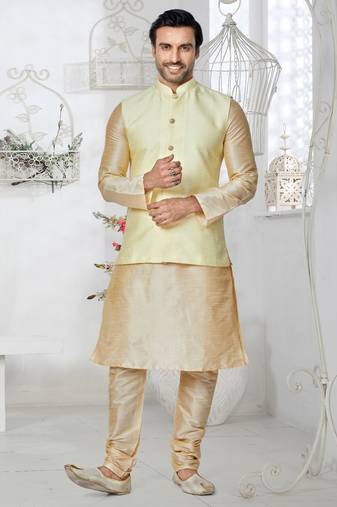 Kurta Pajama with Jacket Set