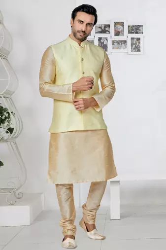 Kurta Pajama with Jacket Set