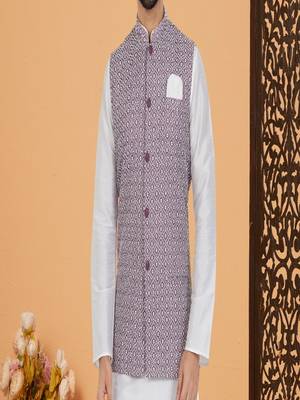 Kurta Pajama with Jacket Set 3