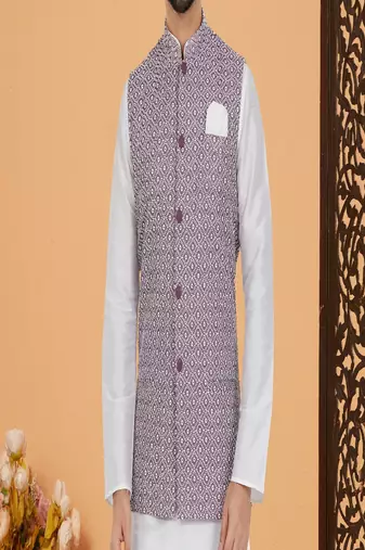 Kurta Pajama with Jacket Set