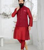 Kurta Pajama with Jacket Set