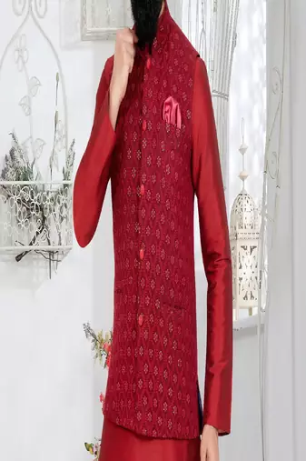 Kurta Pajama with Jacket Set