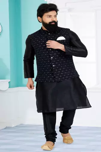 Kurta Pajama with Jacket Set
