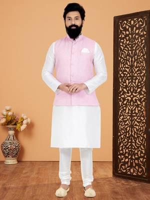 Kurta Pajama with Jacket Set 1