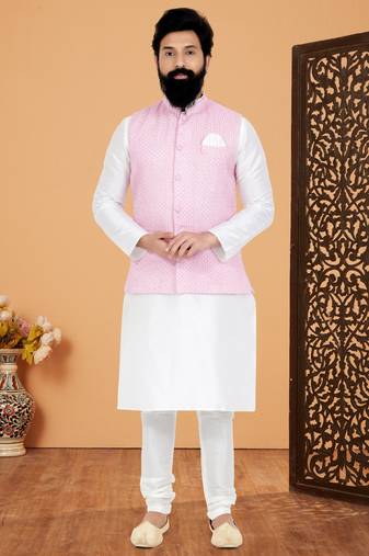 Kurta Pajama with Jacket Set